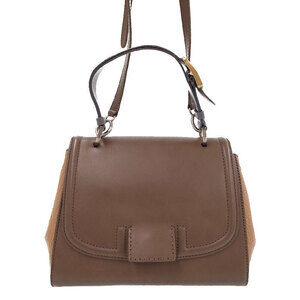 FENDI Silvana top handle bag brown leather Handbag